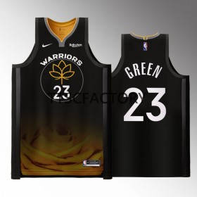 Herren NBA Golden State Warriors Trikot Draymond Green 23 Nike 2022-23 City Edition Schwarz Swingman